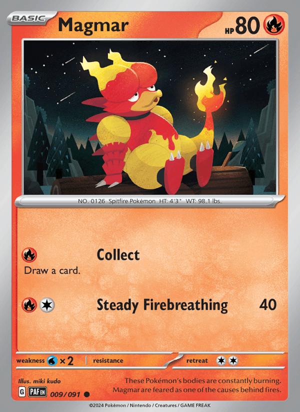 Magmar - Paldean Fates (Common) [PAF-009] Immagine principale del prodotto