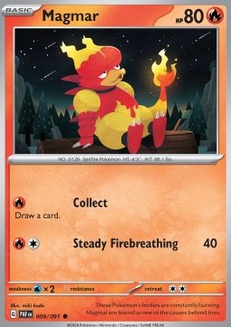 Magmar - Paldean Fates (Common) [PAF-009] Hover Image