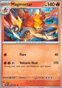 Magmortar - Paldean Fates (Rare) [PAF-010] Hover Image