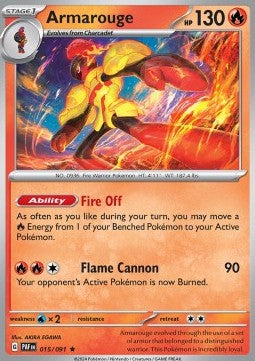 Armarouge - Paldean Fates (Rare) [PAF-015] Hover Image