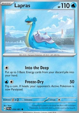 Lapras - Paldean Fates (Common) [PAF-016] Hover Image