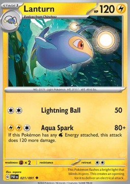 Lanturn - Paldean Fates (Uncommon) [PAF-021]