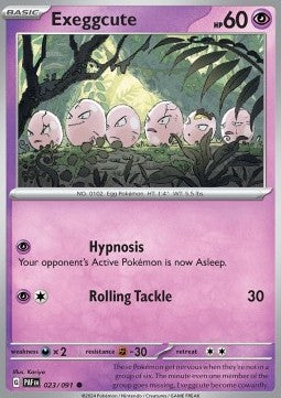 Exeggcute - Paldean Fates (Common) [PAF-023] Hoofdafbeelding