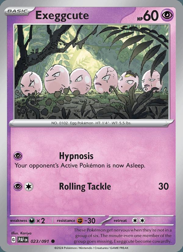 Exeggcute - Paldean Fates (Common) [PAF-023] Hauptbild