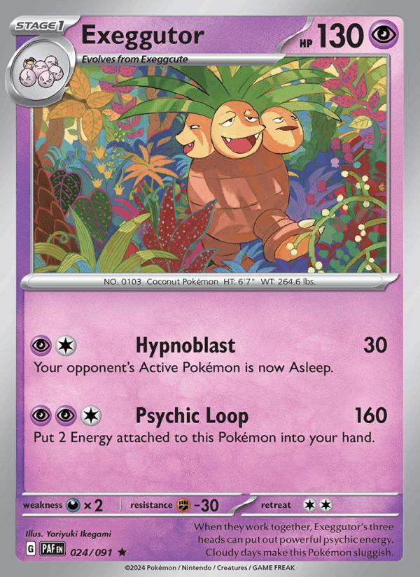 Exeggutor - Paldean Fates (Rare) [PAF-024] Hauptbild