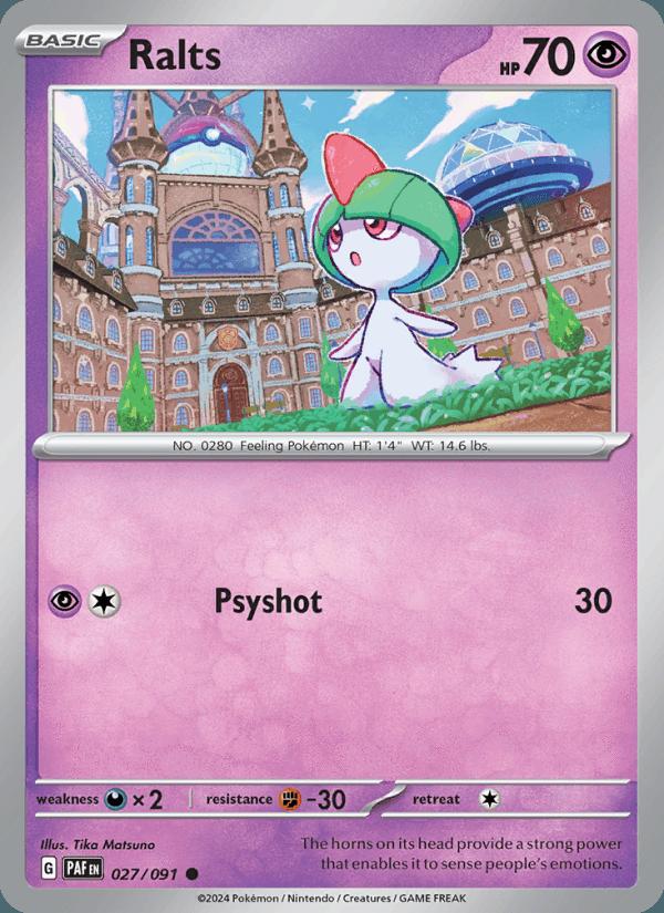 Ralts - Paldean Fates (Common) [PAF-027] Imagen principal del producto