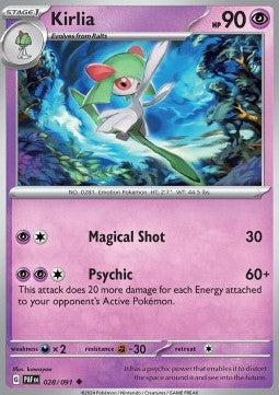 Kirlia - Paldean Fates (Uncommon) [PAF-028] Imagen principal del producto