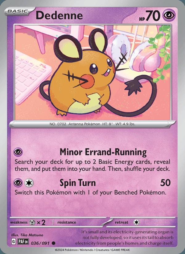 Dedenne - Paldean Fates (Common) [PAF-036] Hauptbild