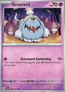 Greavard - Paldean Fates (Common) [PAF-042] Imagen principal del producto