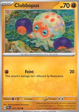 Clobbopus - Paldean Fates (Common) [PAF-051] Hoofdafbeelding