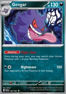 Gengar - Paldean Fates (Uncommon) [PAF-057] Imagen principal del producto