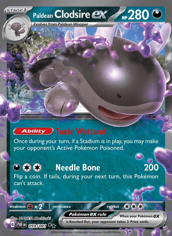 Paldean Clodsire ex - Paldean Fates (Double Rare) [PAF-059] Hoofdafbeelding