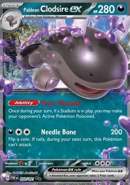Paldean Clodsire ex - Paldean Fates (Double Rare) [PAF-059] Hover Image