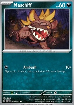 Maschiff - Paldean Fates (Common) [PAF-062] Hover Image