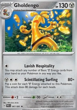 Gholdengo - Paldean Fates (Rare) [PAF-067] Hover Image