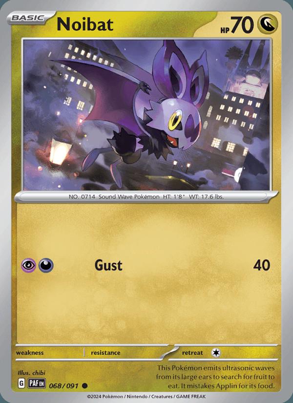 Noibat - Paldean Fates (Common) [PAF-068] Main image