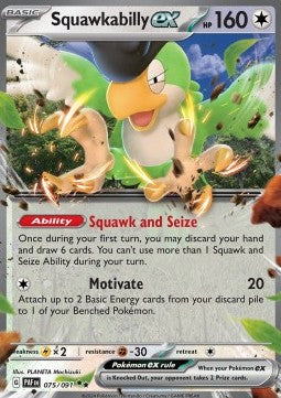 Squawkabilly ex - Paldean Fates (Double Rare) [PAF-075] Hover Image
