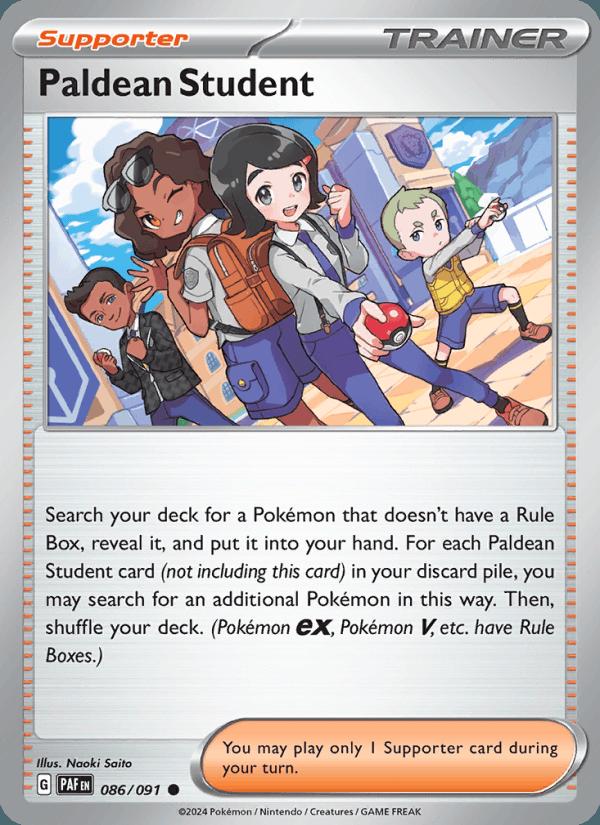 Paldean Student - Paldean Fates (Common) [PAF-086] Main image