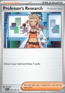 Professor's Research - Paldean Fates (Rare) [PAF-087] Hover Image