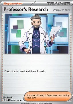 Professor's Research - Paldean Fates (Rare) [PAF-088] Hover Image