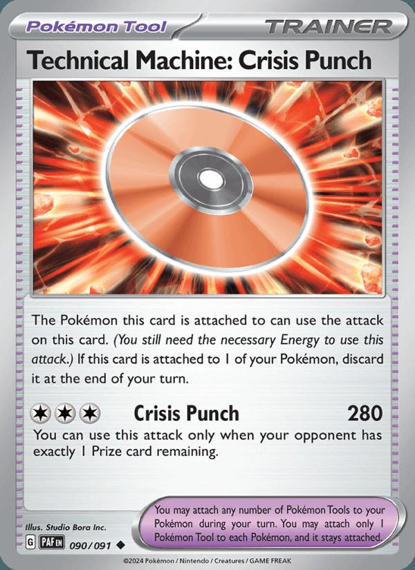 Technical Machine: Crisis Punch - Paldean Fates (Uncommon) [PAF-090] Hauptbild