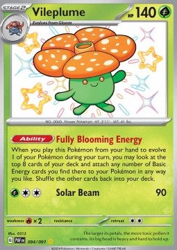 Vileplume - Paldean Fates (Shiny Rare) [PAF-094] Immagine principale del prodotto