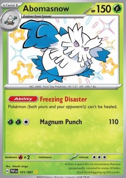 Abomasnow - Paldean Fates (Shiny Rare) [PAF-101] Hover Image