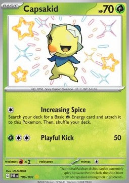 Capsakid - Paldean Fates (Shiny Rare) [PAF-106] Immagine principale del prodotto