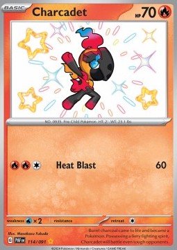 Charcadet - Paldean Fates (Shiny Rare) [PAF-114] Hover Image