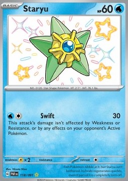 Staryu - Paldean Fates (Shiny Rare) [PAF-118] Immagine principale del prodotto