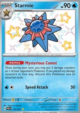 Starmie - Paldean Fates (Shiny Rare) [PAF-119] Main image