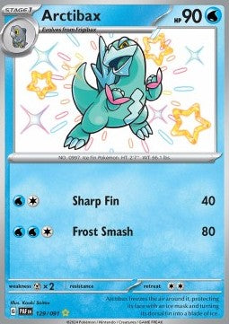 Arctibax - Paldean Fates (Shiny Rare) [PAF-129] Immagine principale del prodotto