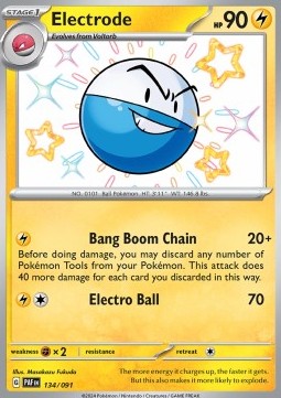 Electrode - Paldean Fates (Shiny Rare) [PAF-134] Hover Image