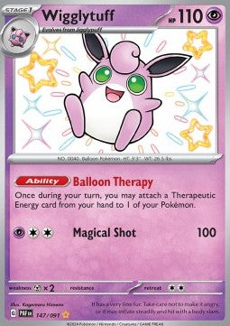 Wigglytuff - Paldean Fates (Shiny Rare) [PAF-147] Imagen principal del producto