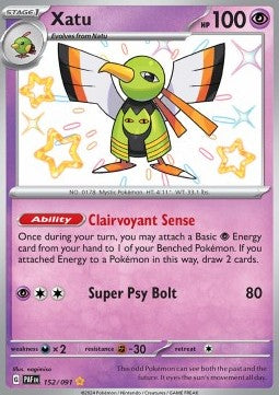 Xatu - Paldean Fates (Shiny Rare) [PAF-152] Hoofdafbeelding