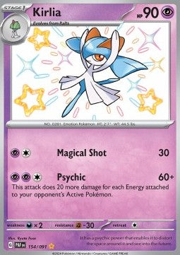Kirlia - Paldean Fates (Shiny Rare) [PAF-154] Hover Image