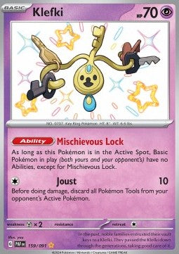 Klefki - Paldean Fates (Shiny Rare) [PAF-159] Imagen principal del producto