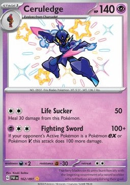 Ceruledge - Paldean Fates (Shiny Rare) [PAF-162] Hoofdafbeelding