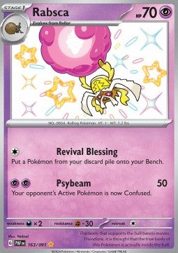 Rabsca - Paldean Fates (Shiny Rare) [PAF-163] Hover Image
