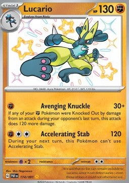Lucario - Paldean Fates (Shiny Rare) [PAF-174] Imagen principal del producto