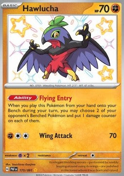 Hawlucha - Paldean Fates (Shiny Rare) [PAF-175] Imagen principal del producto
