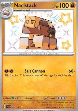 Naclstack - Paldean Fates (Shiny Rare) [PAF-177] Hover Image