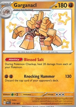 Garganacl - Paldean Fates (Shiny Rare) [PAF-178] Imagen principal del producto
