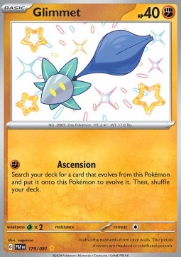 Glimmet - Paldean Fates (Shiny Rare) [PAF-179] Imagen principal del producto