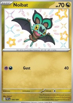 Noibat - Paldean Fates (Shiny Rare) [PAF-194] Hover Image