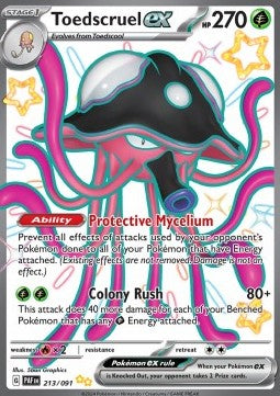 Toedscruel ex - Paldean Fates (Shiny Ultra Rare) [PAF-213] Immagine principale del prodotto