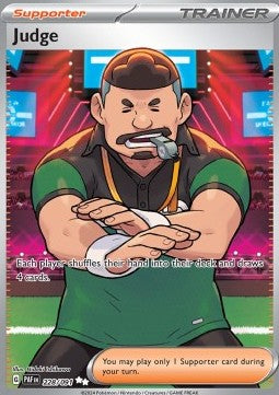 Judge - Paldean Fates (Ultra Rare) [PAF-228] Immagine principale del prodotto
