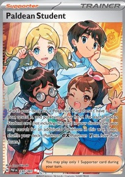 Paldean Student - Paldean Fates (Ultra Rare) [PAF-230] Imagen principal del producto