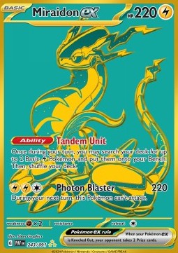 Miraidon ex - Paldean Fates (Secret Rare) [PAF-243] Imagen principal del producto