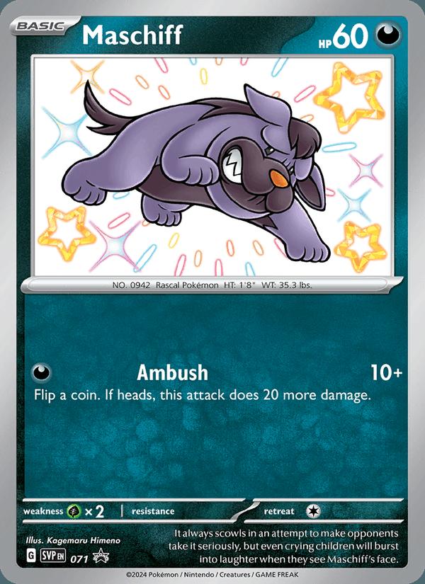 Maschiff - SV Black Star Promos (Promo) [SVP-071] Hoofdafbeelding
